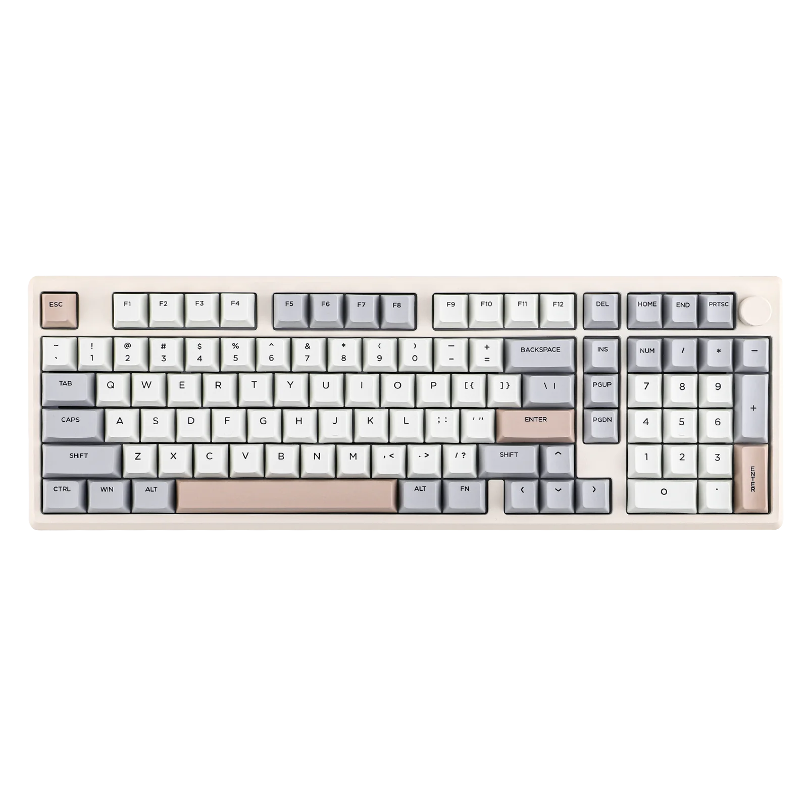 EPOMAKER Galaxy100 QMK/VIA 1800 ANSI Layout Aluminum Gasket Wired/BT5.0/2.4Ghz Mechanical Gaming Keyboard with 8000mAh Battery