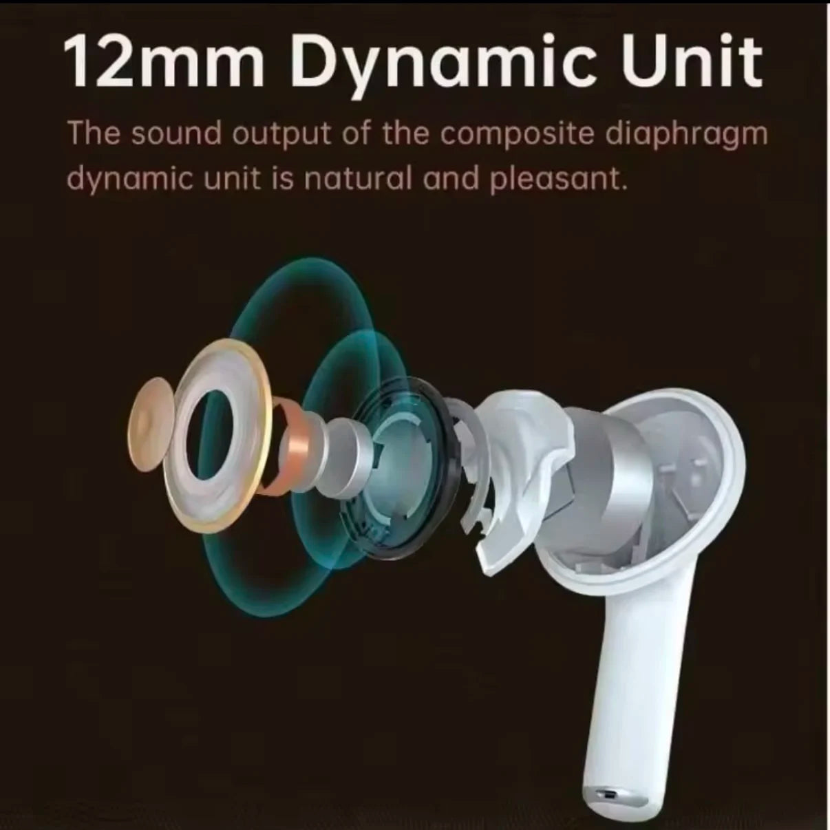 UEESFIT A5 TWS Wireless Bluetooth Earphones Sports Gaming HiFi Sound Headphones Noise Reduction In ear Earbuds With Microphone
