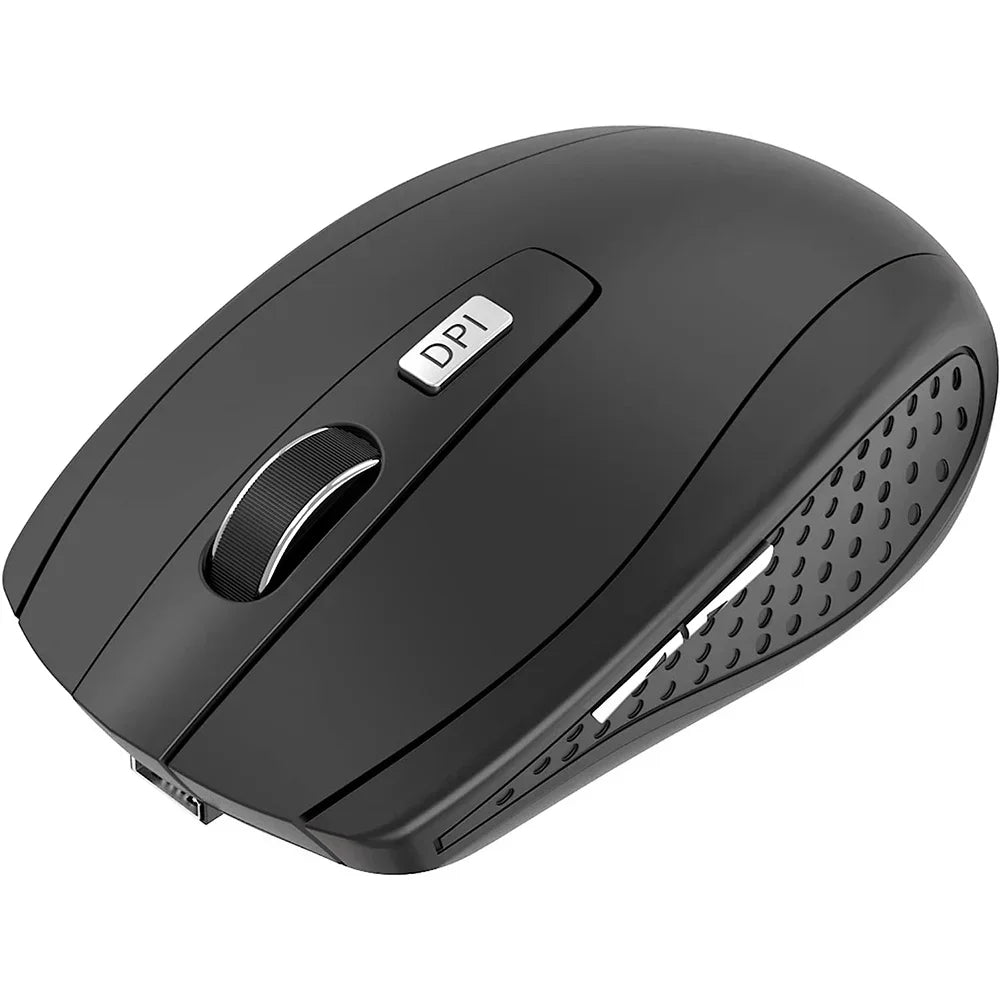 Portable Wireless Mouse 2.4G 1600DPI Ergonomics Mouse Mobile Optical Office Mouse Adjustable Levels for Notebook Laptop MacBook
