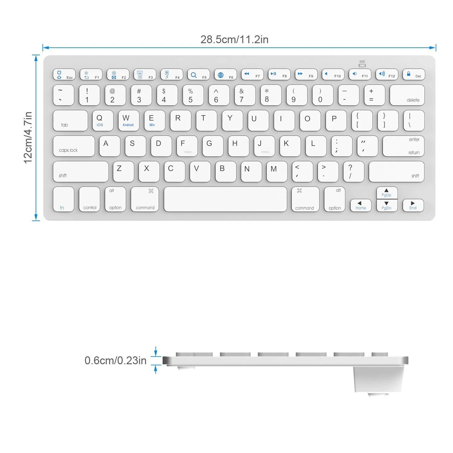 Hot Ultra-Slim 78 Keys Wireless Bluetooth-Compatible Keyboard For Air For Ipad Mini Keyboards For Mac Computer PC Macbook