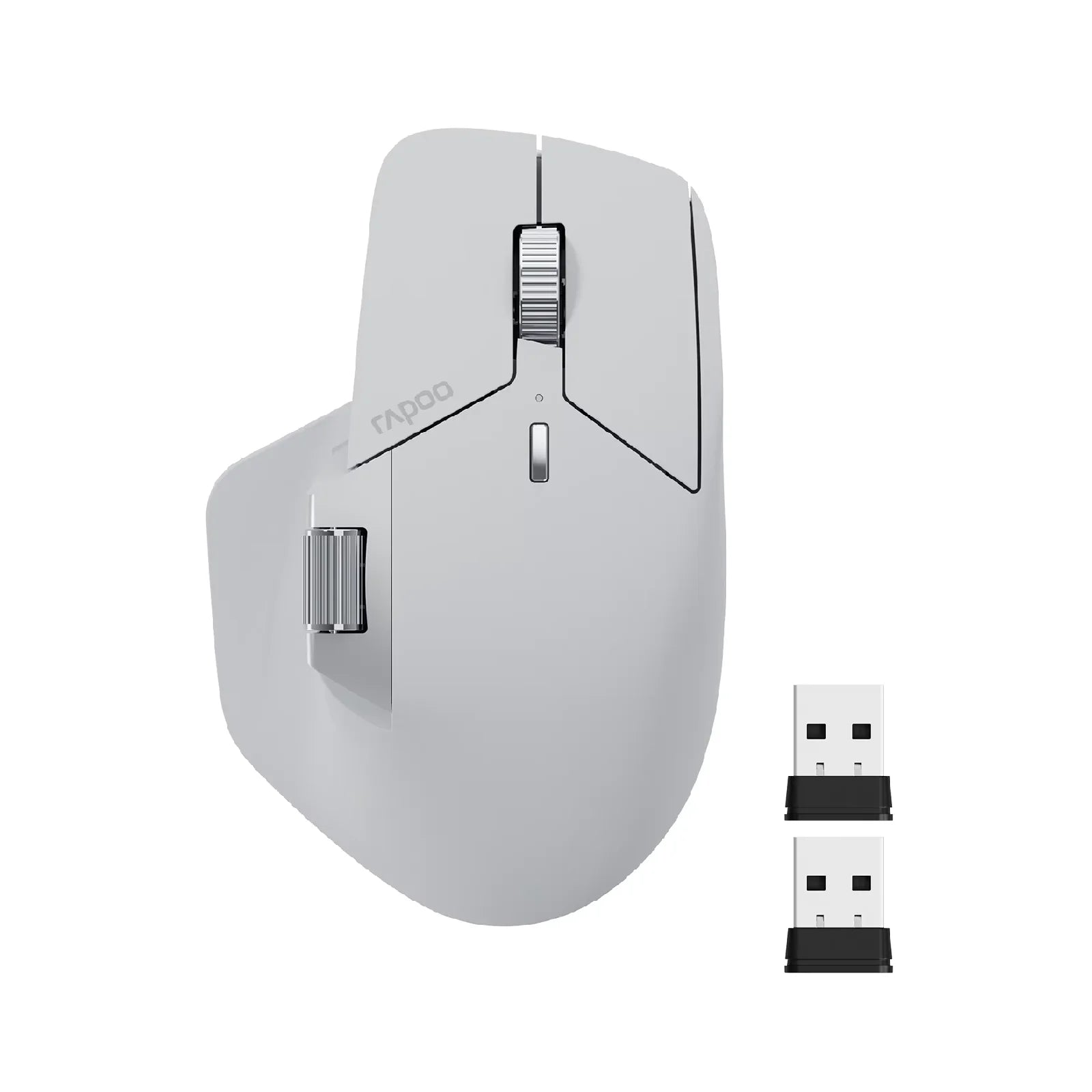 Rapoo MT760/MT760L/MT760Mini/MT760M Rechargeable Multi-mode Bluetooth Wireless Mouse Ergonomic 4000 DPI Support Up to 4 Devices