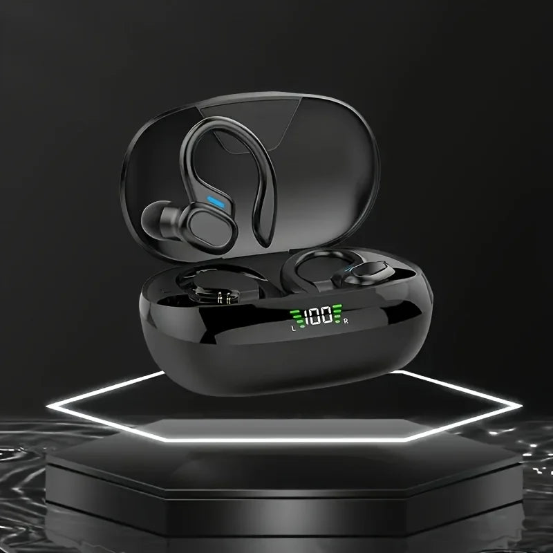 Original Sports Wireless Earphones Earhook with Mics LED Power Display Hifi Sound Bluetooth 5.3 For Xiaomi TWS Headphones