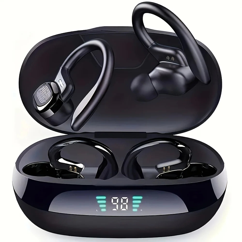 Original Sports Wireless Earphones Earhook with Mics LED Power Display Hifi Sound Bluetooth 5.3 For Xiaomi TWS Headphones