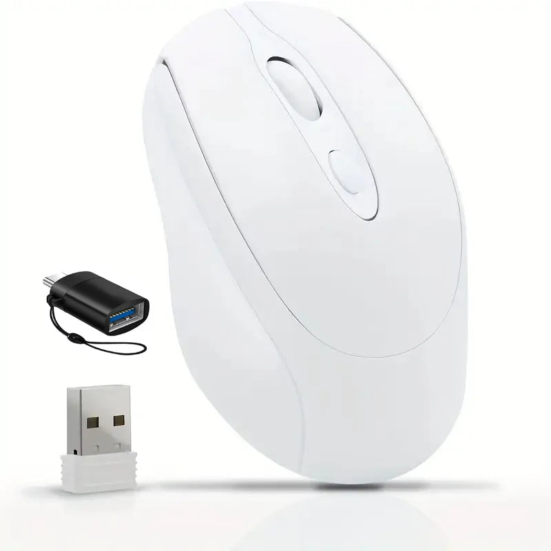 Rechargeable Wireless Computer Mouse 2.4G Bluetooth-Compatible Wireless Mouse USB Silent Gamer Mice For PC Laptop Macbook Tablet