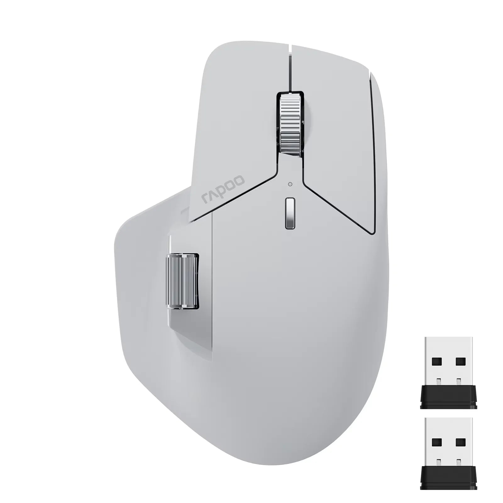 Rapoo MT760/MT760L/MT760Mini/MT760M Rechargeable Multi-mode Bluetooth Wireless Mouse Ergonomic 4000 DPI Support Up to 4 Devices