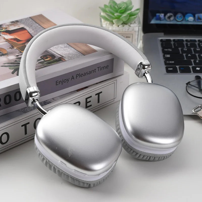 Wireless Over-Ear Headphones, 5.3 Smart Chip, Long Battery Life,HiFi Music Gaming Comfortable Mic for iPhone Android PC