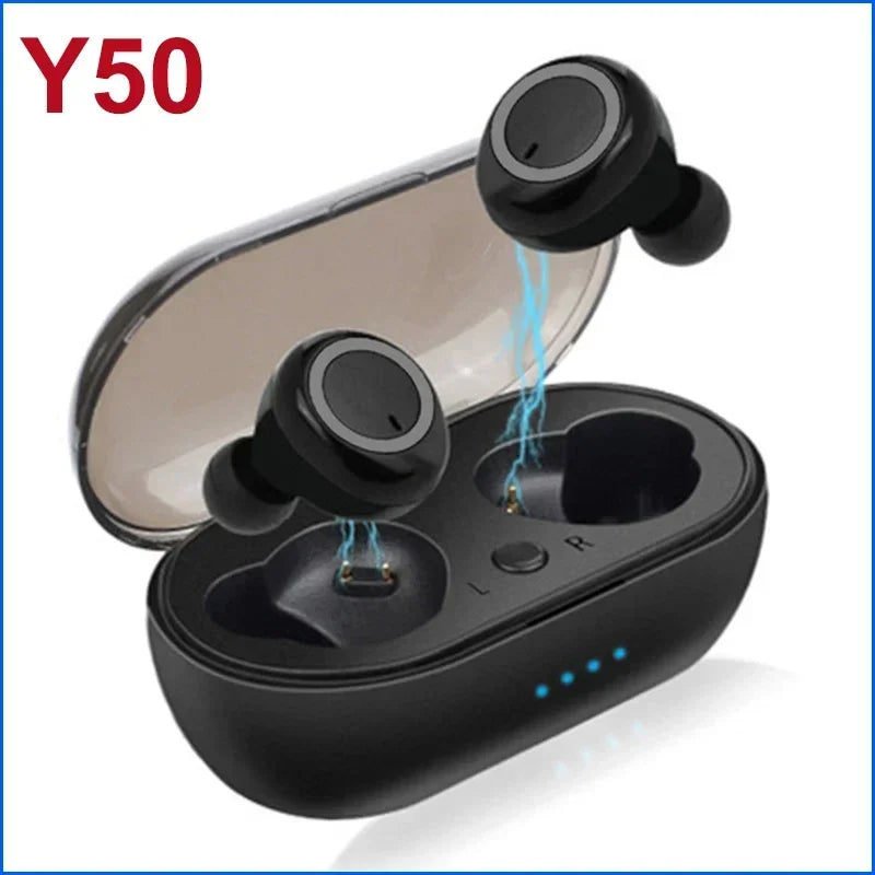 TWS Wireless Headphone V5.0 Earphone Bluetooth headphones Sport Stereo Waterproof Earbuds Headsets With Mic For Smartphones