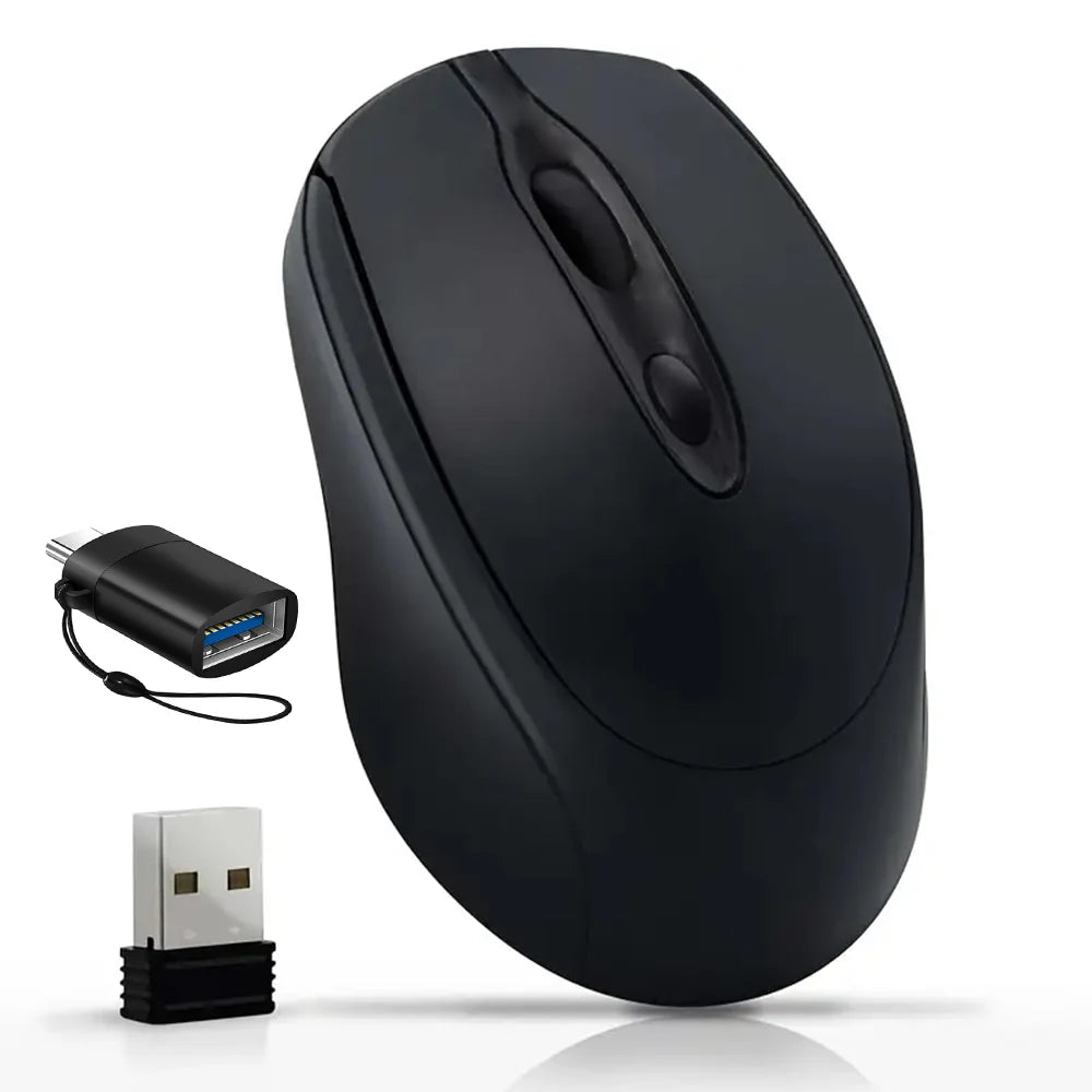 Rechargeable Wireless Computer Mouse 2.4G Bluetooth-Compatible Wireless Mouse USB Silent Gamer Mice For PC Laptop Macbook Tablet