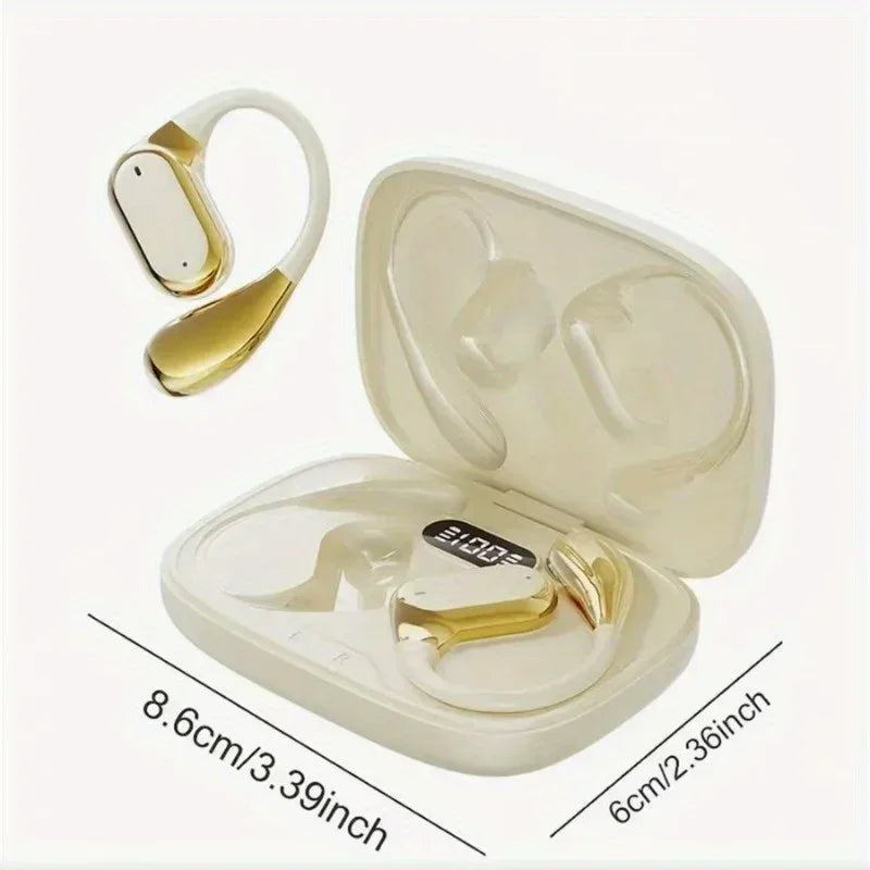 Original Silicone in Ear Hanging Hook Sports Mobile Phones Microphone HD Call ENC Noise Reduction Wireless Bluetooth