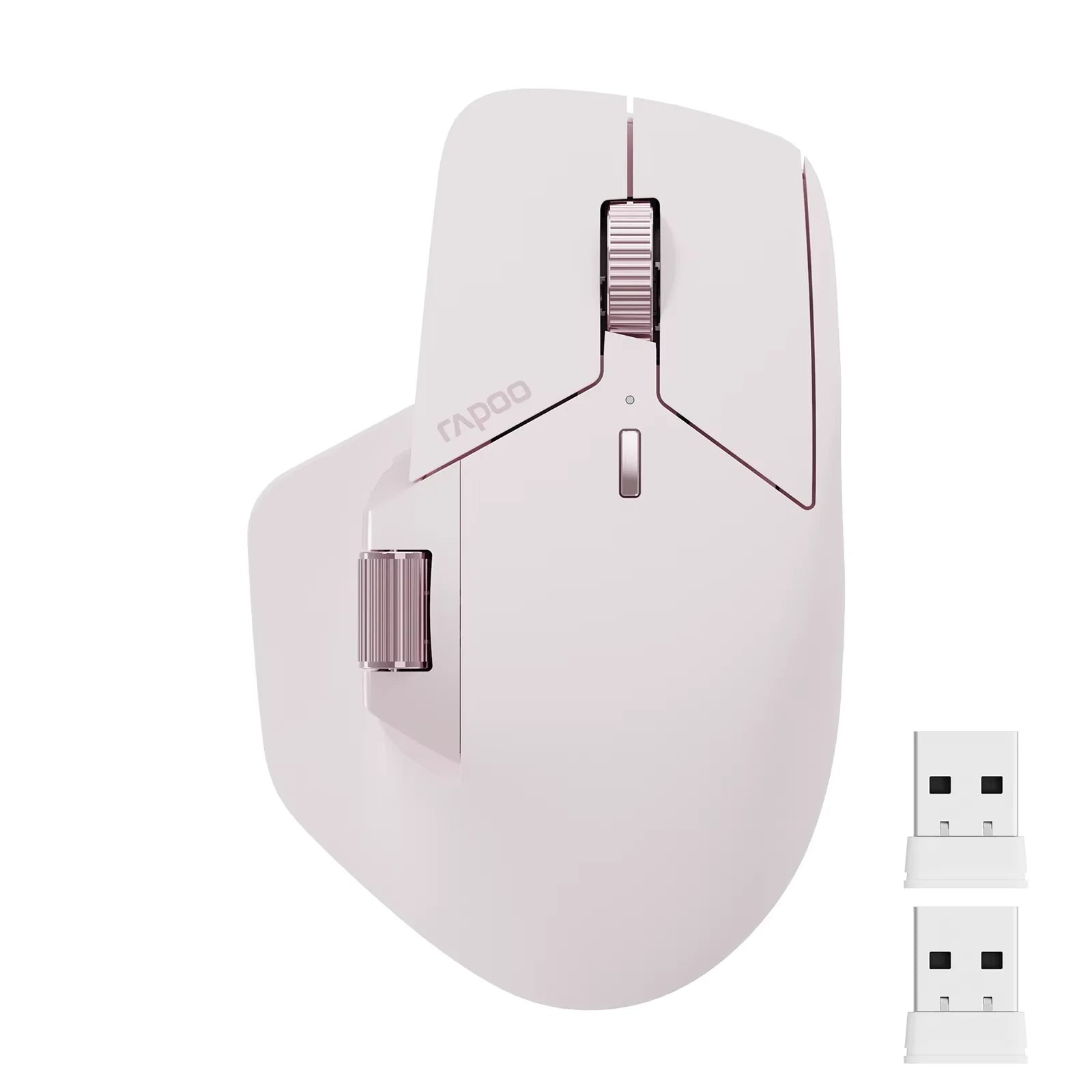 Rapoo MT760/MT760L/MT760Mini/MT760M Rechargeable Multi-mode Bluetooth Wireless Mouse Ergonomic 4000 DPI Support Up to 4 Devices